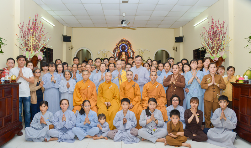Lễ Vía A DI Đà lần đầu tiên tổ chức tại ngôi chùa mới thành lập