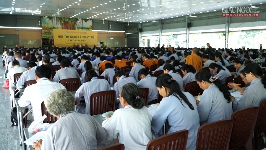 Gần 3.000 Phật tử dự Hội thi Giáo lý cấp Thành phố