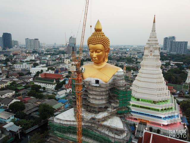 Tượng Phật cao 69m tại Bangkok sắp hoàn thành