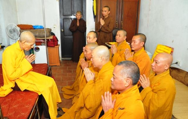 Trước thềm xuân, đảnh lễ Đức Pháp chủ GHPGVN, 104 tuổi