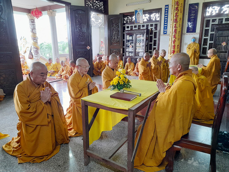 Tp. HCM: H. Củ Chi: chư Tăng tác pháp an cư tại chùa Pháp Thành