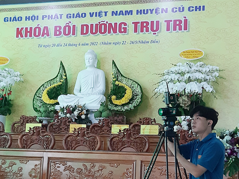 Tp.HCM: H. Củ Chi, pháp thoại "Trụ trì trong thời đại công nghệ số" do Thượng tọa Thích Minh Nhẫn chủ giảng