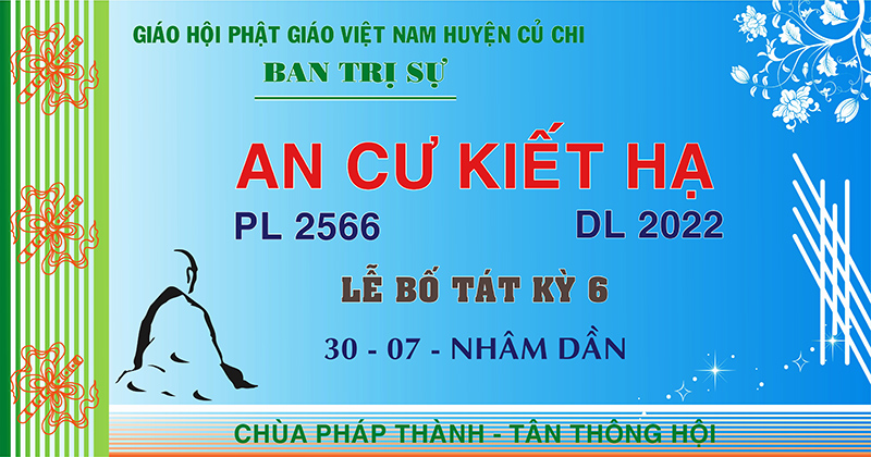 Tp. HCM: Củ Chi, Lễ Bố Tát kỳ cuối tại trường hạ Tăng - chùa Pháp Thành