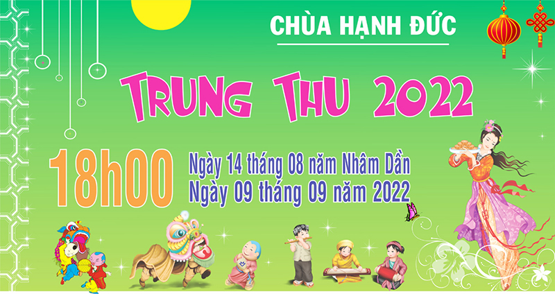 Tp. HCM, H. Củ Chi, Trung Thu 2022 tại chùa Hạnh Đức