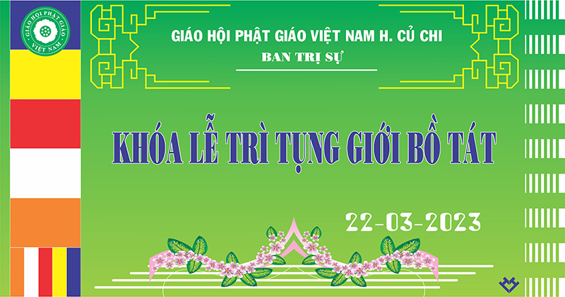 Tp. HCM: H. Củ Chi: Khóa lễ tụng giới Bồ Tát