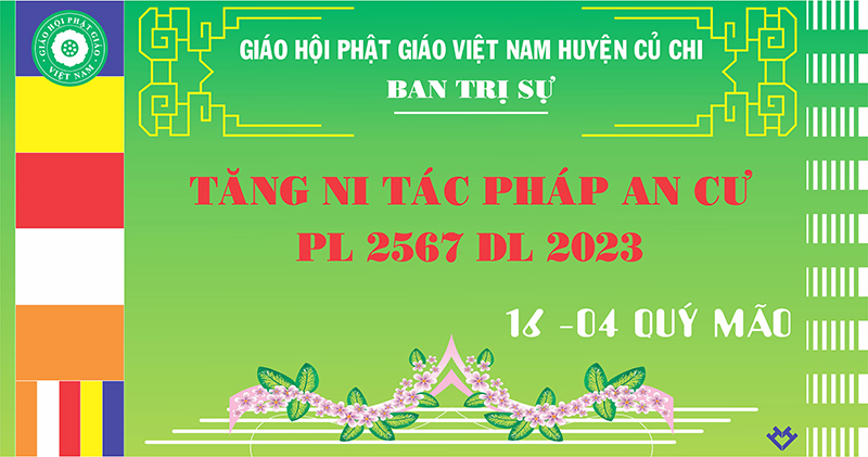 Tp. HCM: H. Củ Chi: Chư hành giả ACKH tác pháp đối thú an cư