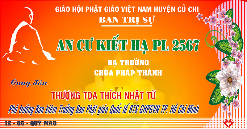 Tp. HCM: H. Củ Chi: Thượng tọa Thích Nhật Từ thăm trường hạ chùa pháp Thành