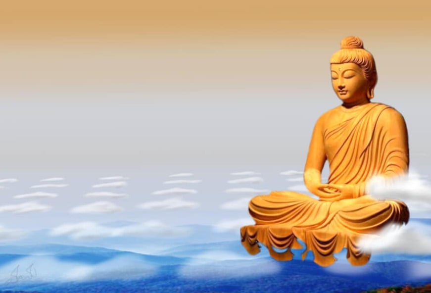 Khi buông cái ta lăng xăng thì tâm liền chánh niệm