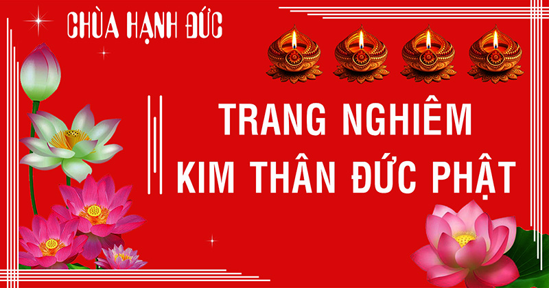 Chùa Hạnh Đức, Trang nghiêm kim thân Đức Phật bằng đồng đỏ