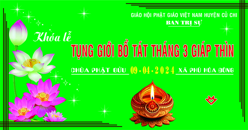 Tp. HCM: H. Củ Chi: Tăng Ni thống nhất tổ chức Đại lễ Phật đản PL 2568 tại chùa Pháp Thành