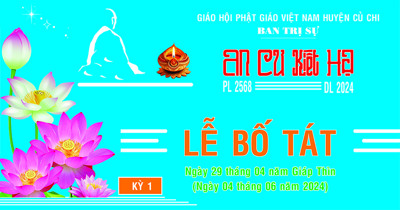 Tp. HCM: H. Củ Chi: Bố Tát đầu tiên mùa ACKH PL 2568 DL 2024
