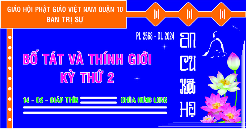 TP. HCM: Quận 10, Chư Tăng Bố Tát thính giới kỳ 2 mùa ACKH PL2568