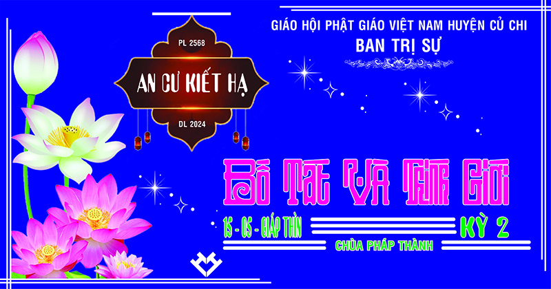 TP. HCM: H. Củ Chi: Lễ Bố Tát kỳ 2 mùa ACKH P 2568