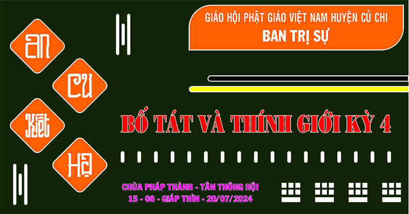 Tp. HCM: H. Củ Chi: Khóa lễ Bố tát kỳ 4 trong mùa ACKH PL 2568