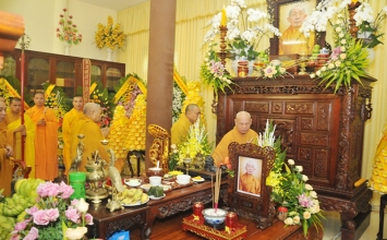 Tp.Huế: chùm ảnh Lễ Tưởng niệm Đại tường Đức Phó Pháp chủ – Cố Trưởng lão HT. Thích Chơn Thiện 19/10/2018 08:38