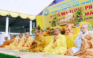 TP Vinh: Chùa Đức Hậu – Đại lễ đúc tượng Đức Phật Thích Ca Mâu Ni