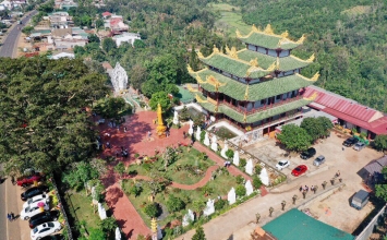 Đắk lắk: An vị Tây Phương Tam Thánh và Thập Bát La Hán tại chùa Nam Thiên