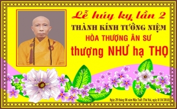 Thành kính tưởng niệm Hòa thượng Ân sư