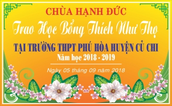 Chùa Hạnh Đức: Học Bổng Thích Như Thọ