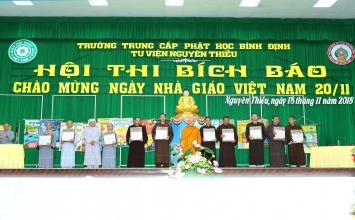 Các trường Phật học mừng ngày Nhà giáo Việt Nam