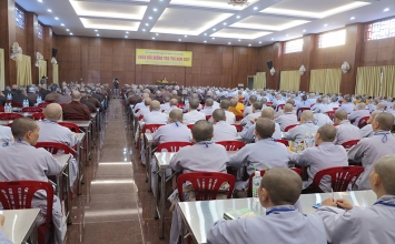 TP. HCM: Hơn 500 Tăng Ni tham dự khóa bồi dưỡng trụ trì năm 2017