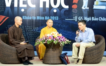 Buổi tọa đàm của GS. Ngô Bảo Châu tại chùa Hoằng Pháp