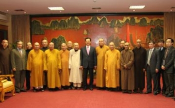 Thủ tướng Nguyễn Tấn Dũng tiếp đoàn đại biểu cấp cao lãnh đạo TW GHPGVN
