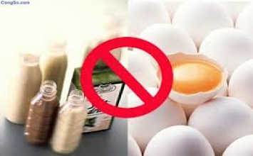 Không uống sữa đậu nành khi ăn trứng gà