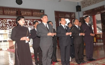 Các phái đoàn viếng tang lễ ĐLHT Thích Từ Nhơn ngày thứ nhất